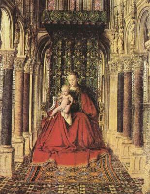 Jan Van Eyck The Virgin and Child in a Church (mk08) oil painting picture